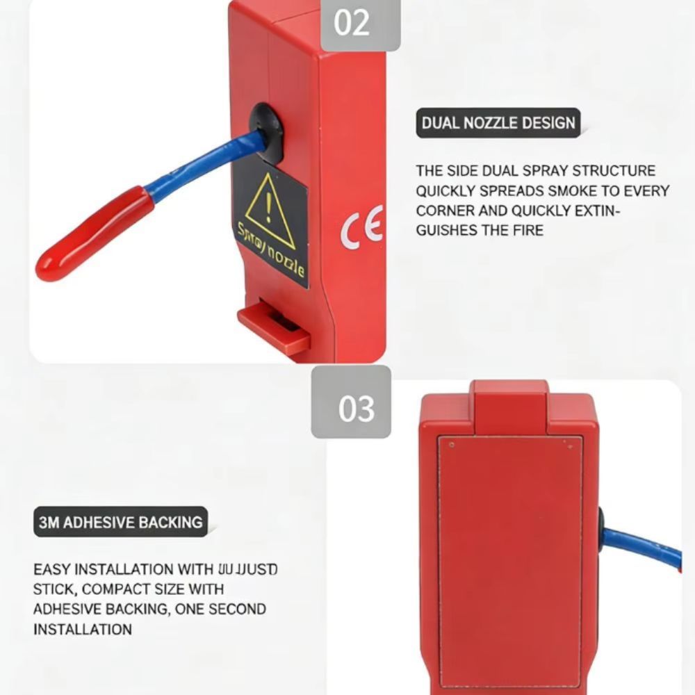 Dual-Line Design Flame Retarda - đánh giá và giá Fire Extinguisher Small