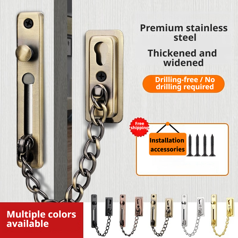 Heavy-Duty Polished Press Latc - đánh giá và giá Security Chain Door