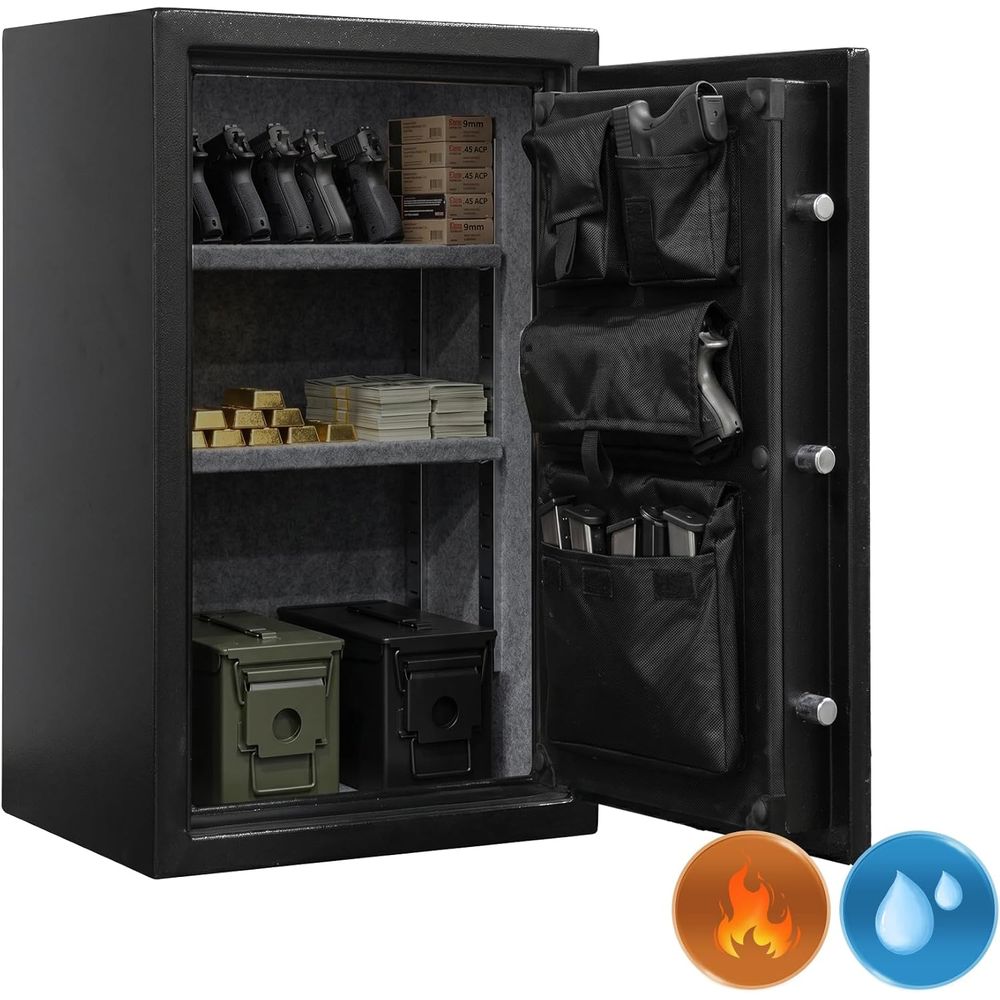 Large Handgun Safe with Digita - đánh giá và giá Fire Safe Document