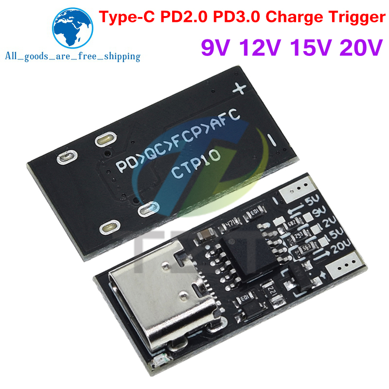 TZT Type-C PD2.0 PD3.0 9V 12V  - đánh giá và giá Co Detector Plug