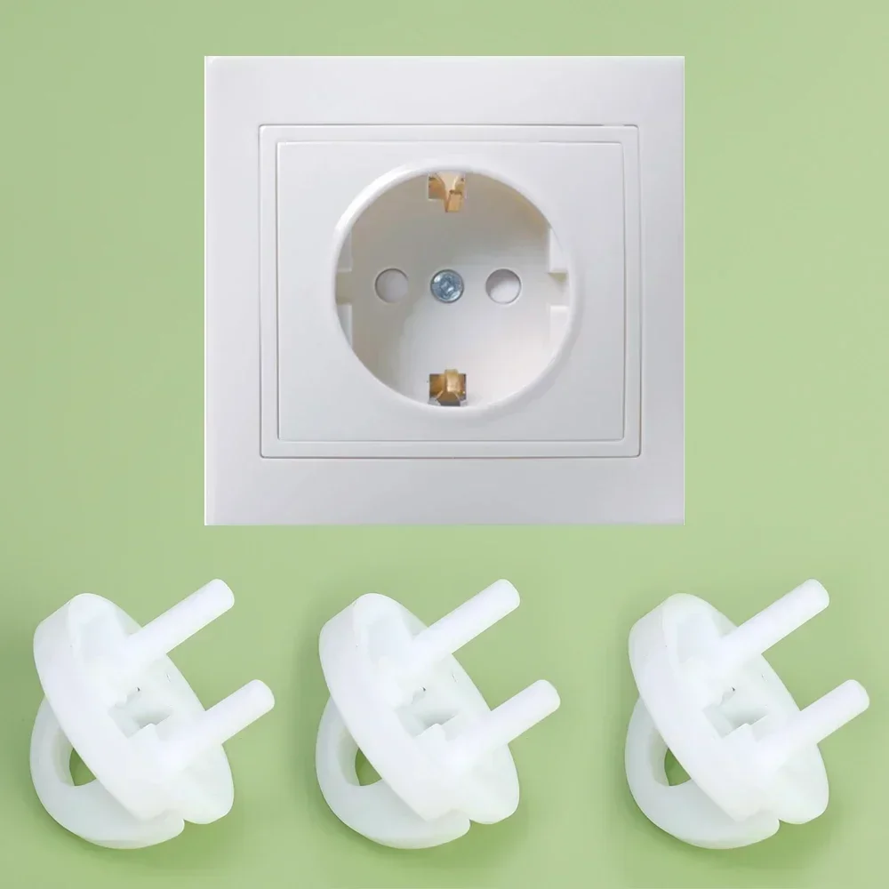 White Electrical Safety Socket - đánh giá và giá Outlet Cover Baby