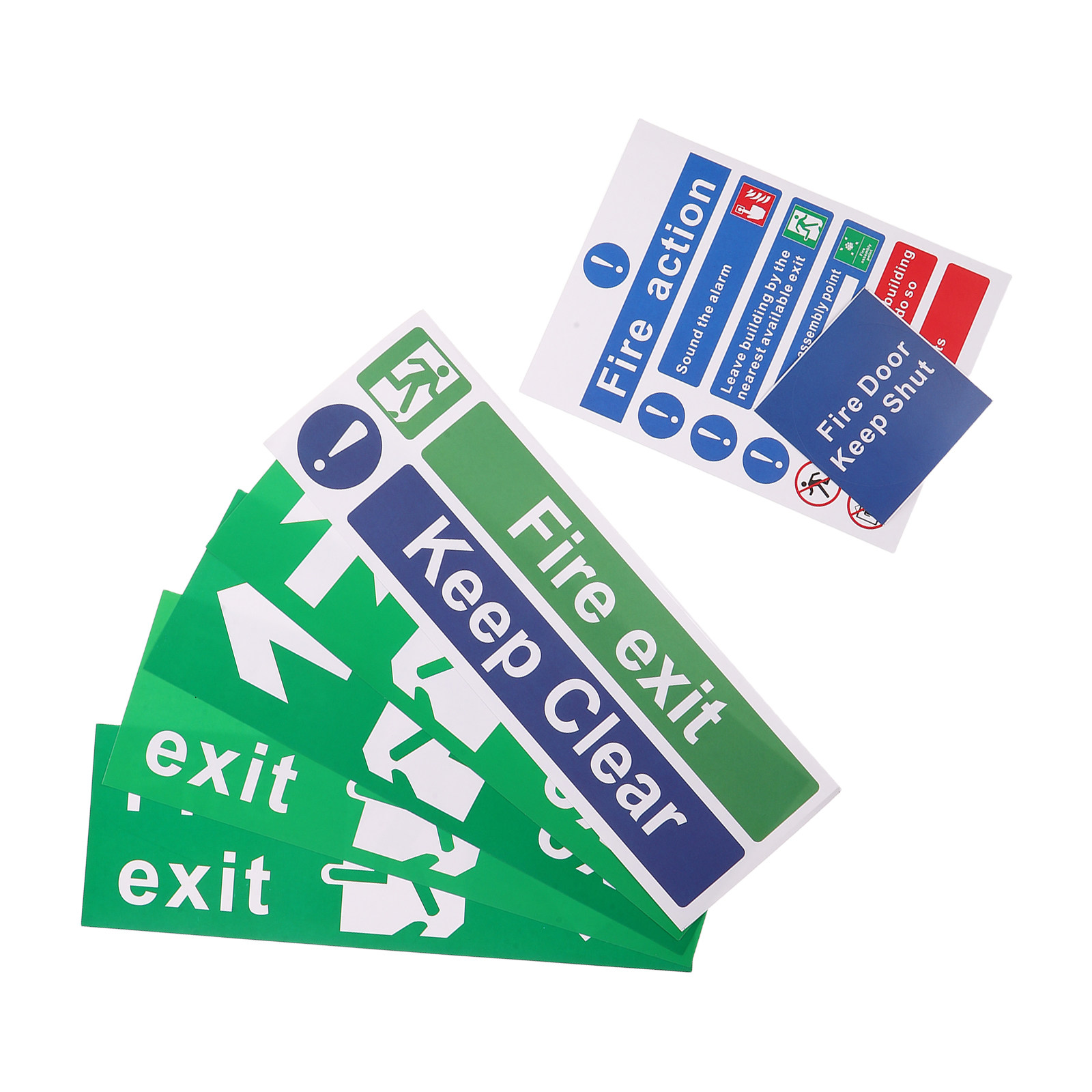 21Pcs Fire Exit Sign Set Emerg - đánh giá và giá Emergency Exit Sign