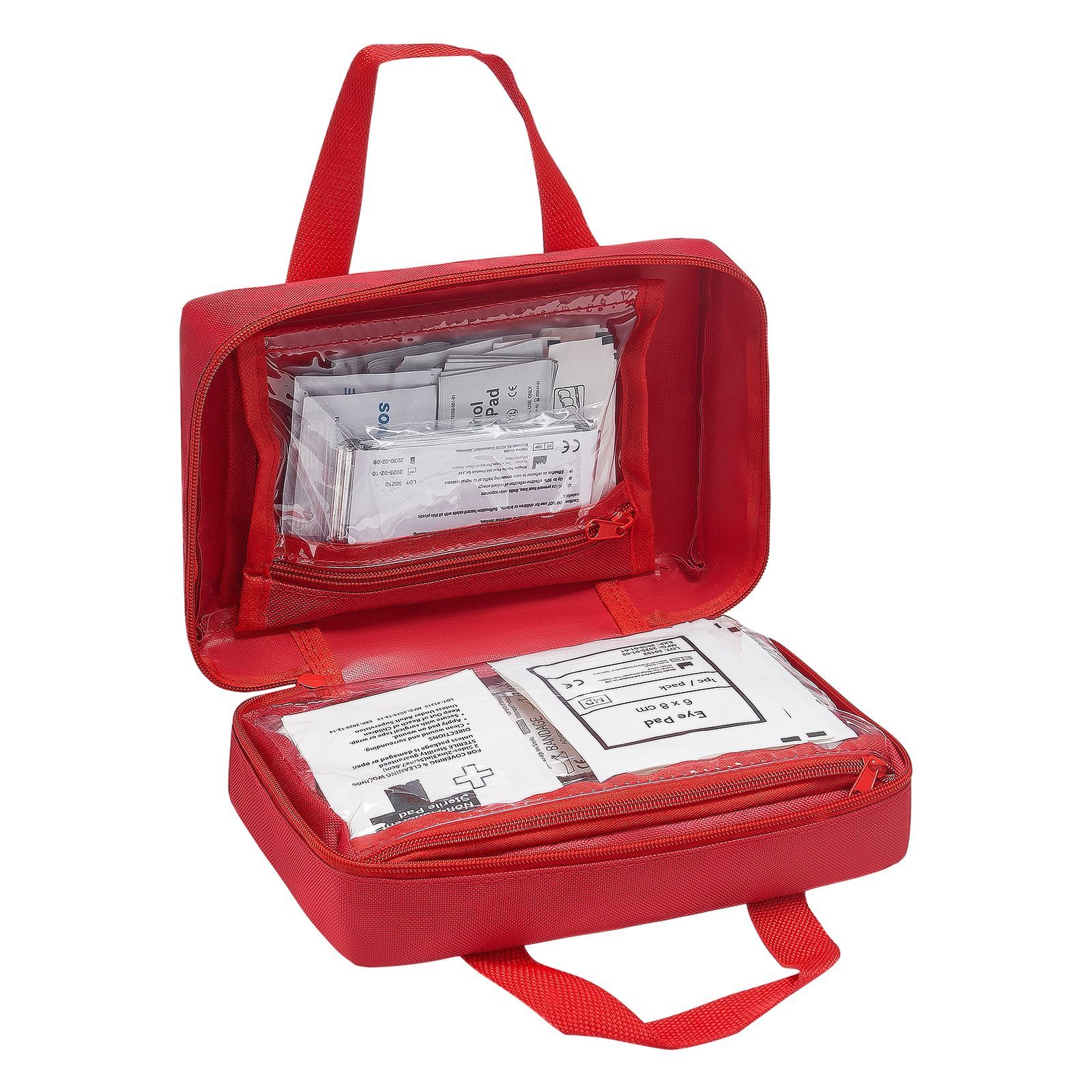 First Aid Kit, 500 Pieces, 600 - đánh giá và giá First Aid Bag Kit
