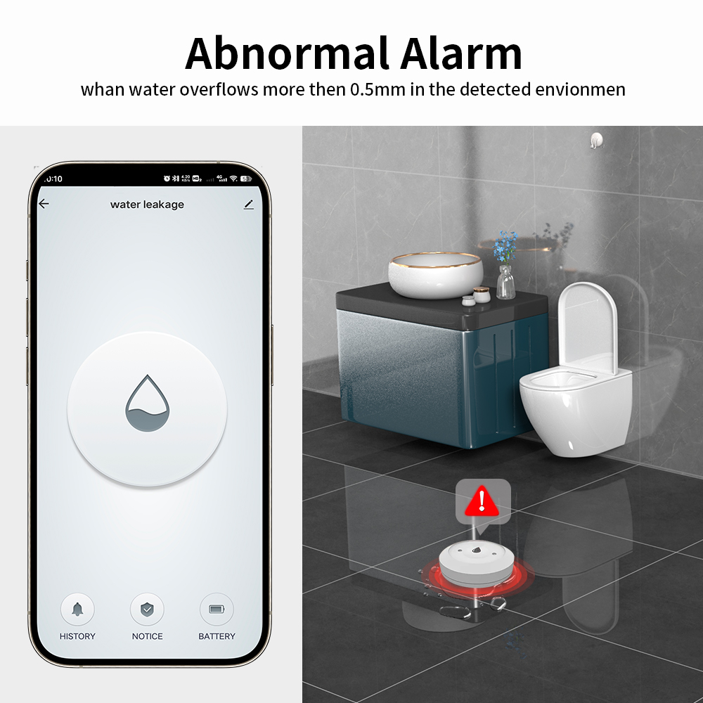 TNCE ZigBee3.0 Tuya Smart Wate - đánh giá và giá Water Alarm Sensor