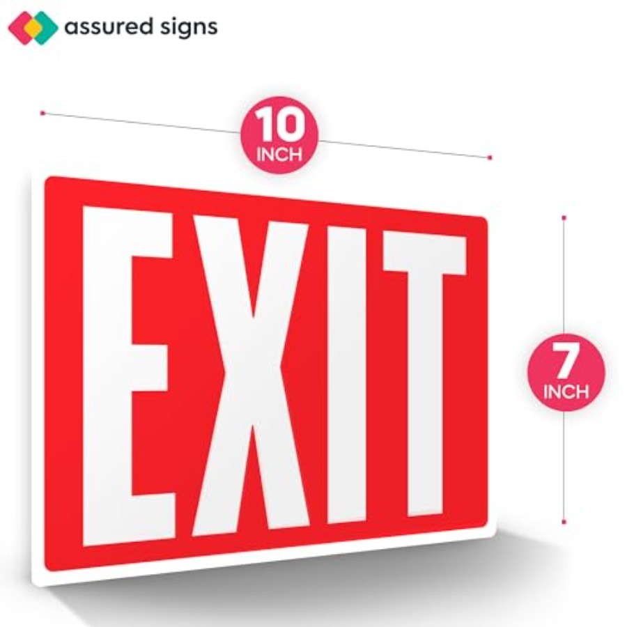 Exit Sign Stickers, Glow in th - đánh giá và giá Emergency Exit Sign