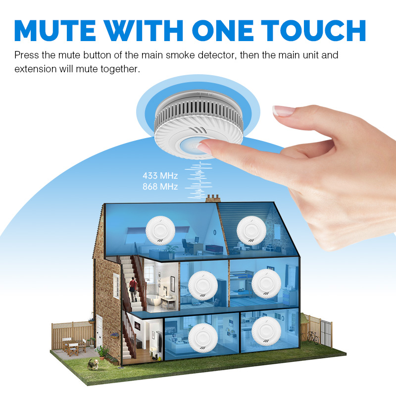 Powered Hotel Smart Wireless T - đánh giá và giá Smoke Detector Interconnected