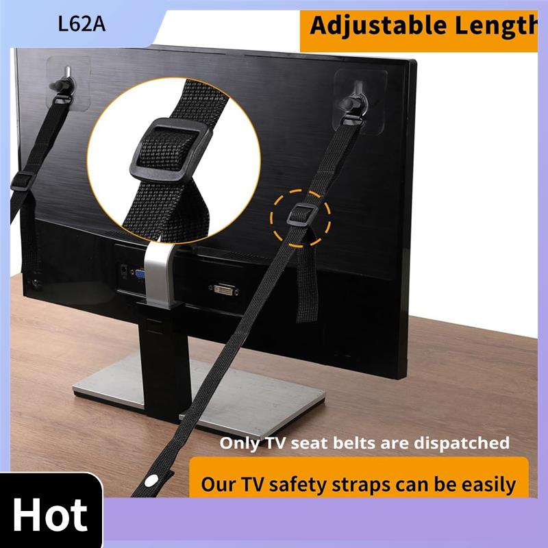 L62A 4 PCS Adjustable TV Safet - đánh giá và giá Earthquake Anchor Strap